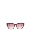 Maxco. Square Plastic-framed Sunglasses In Pink