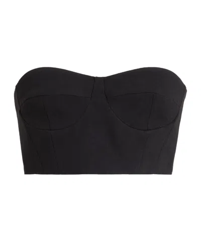 Maxco. Strapless Top In Black