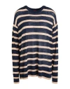 Maxco. Striped Knit Top In Multi