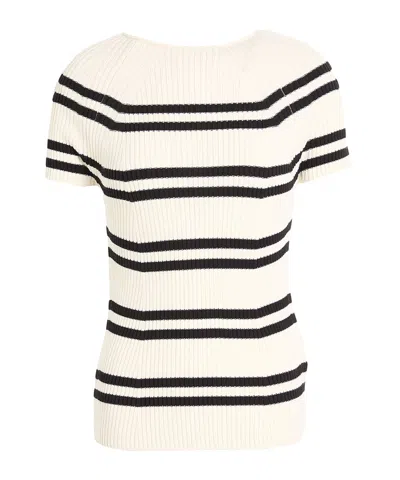 Maxco. Striped Sweater In Neutral