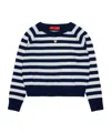 Maxco. Striped Wool Sweater In Black