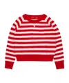 Maxco. Striped Wool Sweater In Red