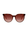 Maxco. Tortoiseshell Pattern Sunglasses In Transparent