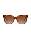 Maxco. Tortoiseshell Square Sunglasses In Pattern
