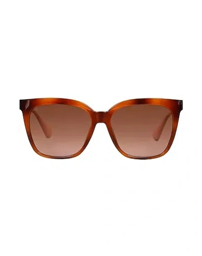 Maxco. Tortoiseshell Square Sunglasses In Pattern