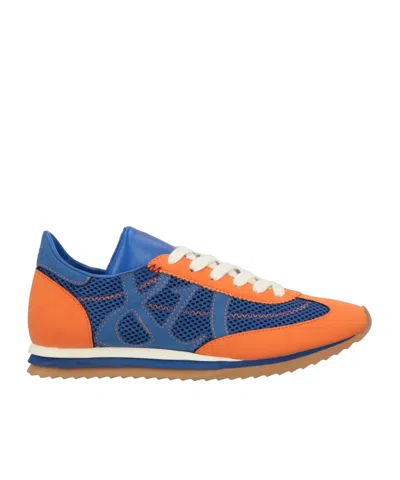 Maxco. Two-color Low-top Sports Shoes In Blue