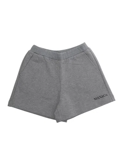 Maxco. Wide Leg Shorts In Gray
