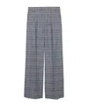 Maxco. Wide-leg Wool Casual Pants In Gray