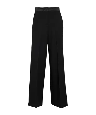 Maxco. Wide-leg Casual Pants In Black