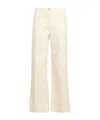 Maxco. Wide-leg Jeans In Neutral