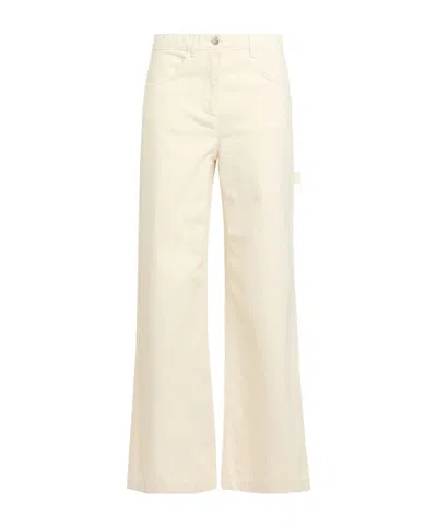 Maxco. Wide-leg Jeans In White