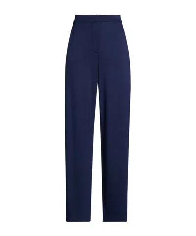 Maxco. Wide-leg Trousers In Blue