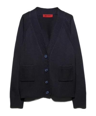 Maxco. Wool And Cashmere Knitwear In Blue