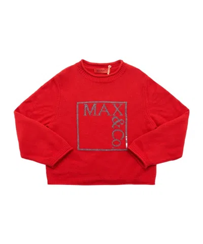 MAXCO. WOOL BLEND KNIT SWEATER