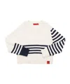 Maxco. Wool Blend Knit Sweater In White