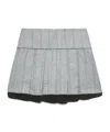 Maxco. Wool Miniskirt In Gray