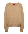 Maxco. Wool Pullover Sweater In Brown