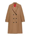 Maxco. Wool-twill Coat In Brown