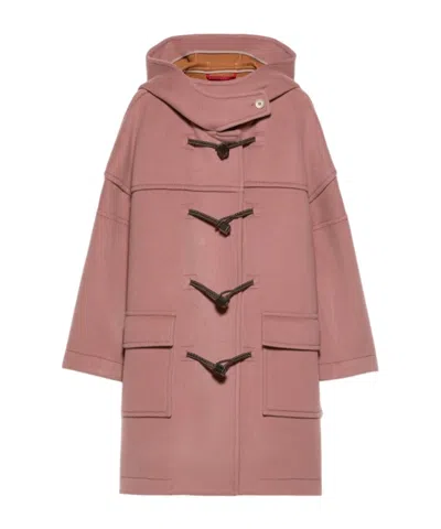 Maxco. Wool-blend Duffel Coat In Pink