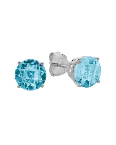 Maxcolor 10k 1.80 Ct. Tw. Blue Topaz Studs