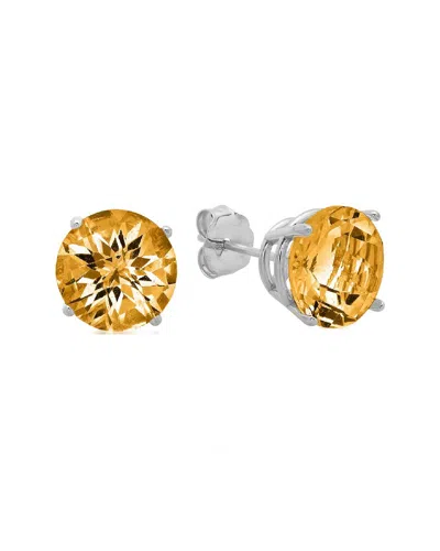 Maxcolor 10k 3.60 Ct. Tw. Citrine Studs