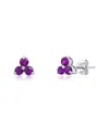 Maxcolor 14k 0.25 Ct. Tw. Amethyst Studs