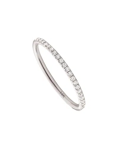 Maxcolor 14k 0.37 Ct. Tw. Lab-grown Diamond Eternity Ring In White