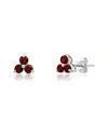 Maxcolor 14k 0.40 Ct. Tw. Garnet Studs