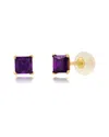 Maxcolor 14k 0.45 Ct. Tw. Amethyst Studs