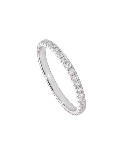 Maxcolor 14k 0.49 Ct. Tw. Lab-grown Diamond Eternity Ring In Metallic