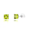 Maxcolor 14k 0.70 Ct. Tw. Peridot Studs