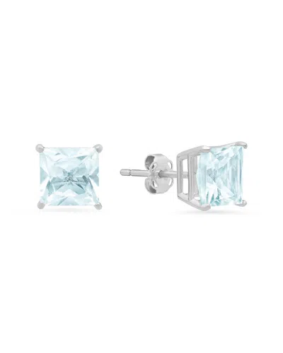 Maxcolor 14k 2.50 Ct. Tw. Aquamarine Studs