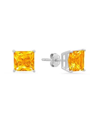 Maxcolor 14k 2.80 Ct. Tw. Citrine Studs