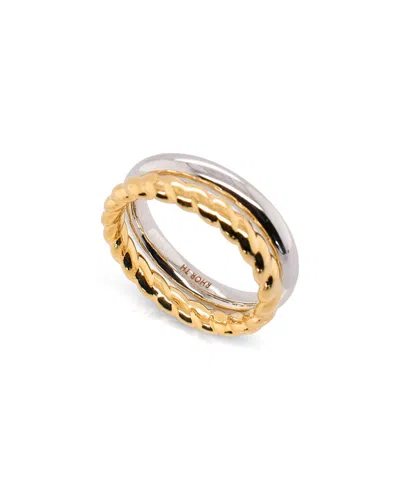 MAXCOLOR MAXCOLOR 14K RESIN-FILLED RING