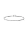 Maxcolor 18k 2.30 Ct. Tw. Lab-grown Diamond Tennis Bracelet
