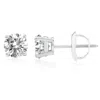 Maxcolor Certified 14k White Gold Lab Grown Diamond Solitaire Stud Earrings (1.0 Ct. Tw) In White