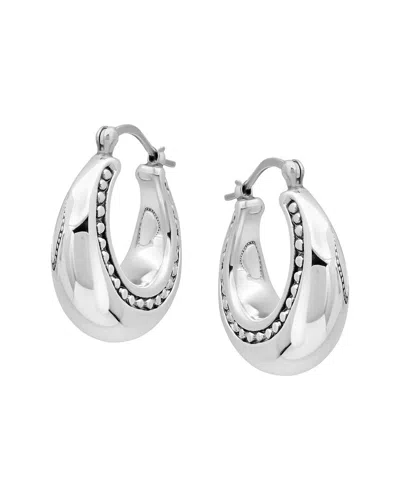 Maxcolor Silver Dangle Earrings