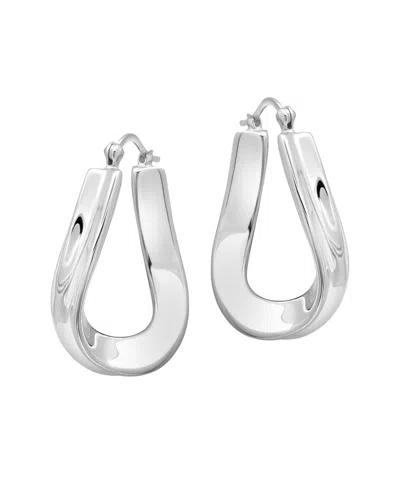 Maxcolor Silver Dangle Earrings