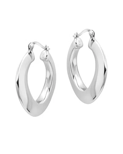 Maxcolor Silver Dangle Earrings In Gray