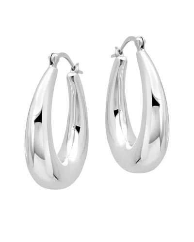 Maxcolor Silver Dangle Earrings In Multi