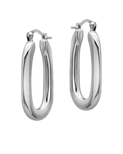 Maxcolor Silver Dangle Earrings In Purple