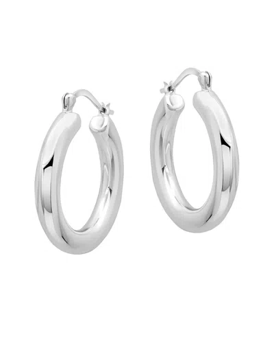Maxcolor Silver Dangle Earrings In Red