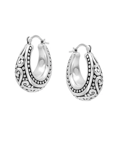 Maxcolor Silver Dangle Earrings In Yellow