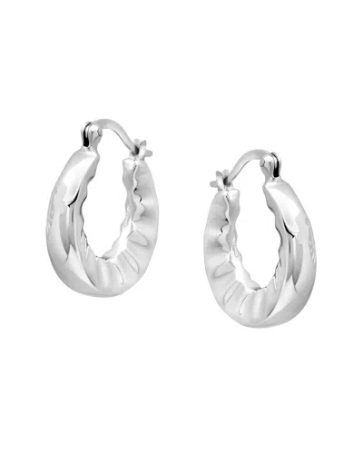 MAXCOLOR MAXCOLOR SILVER DANGLE EARRINGS
