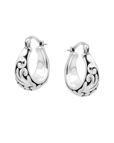 Maxcolor Silver Dangle Earrings In Metallic