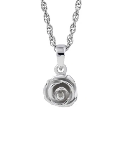 Maxcolor Silver Pendant Necklace