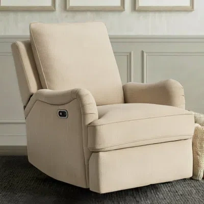 Maxi-cosi Lindon Swivel Glider & Power Recliner In Neutral