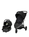 Maxi-cosi Babies'  Gia Xp Luxe 3 Wheel Travel System In Midnight Black