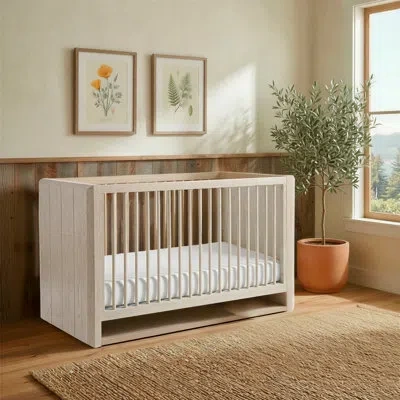 Maxi-cosi Norcal 4-in-1 Convertible Crib In Sunbleach Natural
