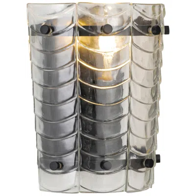 Maxim Ruche 10 1/2" High Bronze Half Sconce